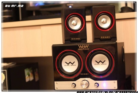 OZAKI  WOW 2.2雙炮享樂機WW440：WOW 2.2雙炮音響開箱文 [OZAKI WOW 2.2雙炮享樂機WW440][口碑卷]